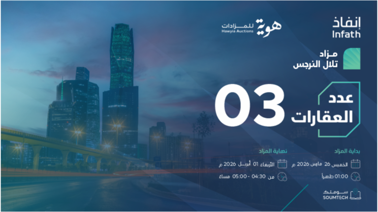 هوية للمزادات تطرح ثلاث فرص عقارية مميزة في مزاد “تلال النرجس”