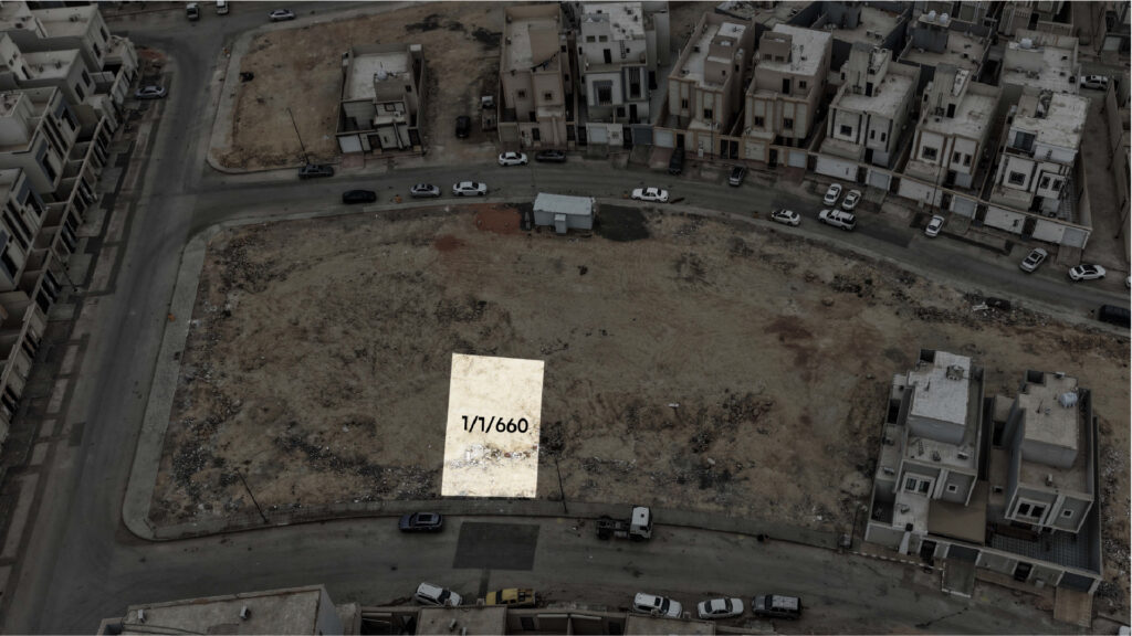 6-أرض سكنية رقم 660/ 1 / 1 حي طيبة