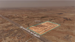 3-أرض خام 76888.93م2 على طريق أبو بكر الصديق بالعارض