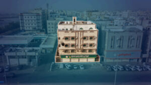 2-عمارة تجارية سكنية مكونة من أريع أدوار بحي مدائن الفهد