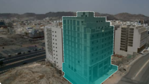 6-عمارة قيد الإنشاء – بطحاء قريش (اﻟﺒﻴﻊ ﻣﺸﺎع ﺑﻨﺴﺒﺔ 66.66٪)