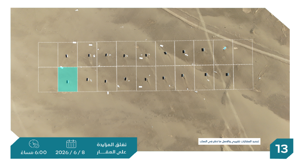 13-أرض سكنية بحي الشرائع ( ثول ) بمساحة 900 م² في مدينة جدة