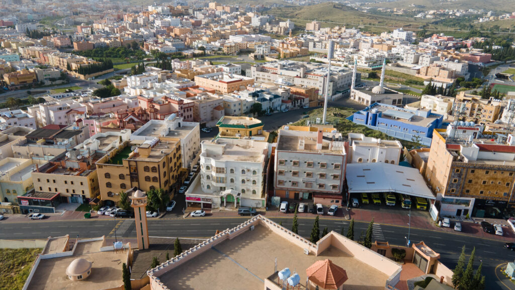 1- عمارة تجارية + ارض مسورة بمساحة 1250 م² في مدينة أبها