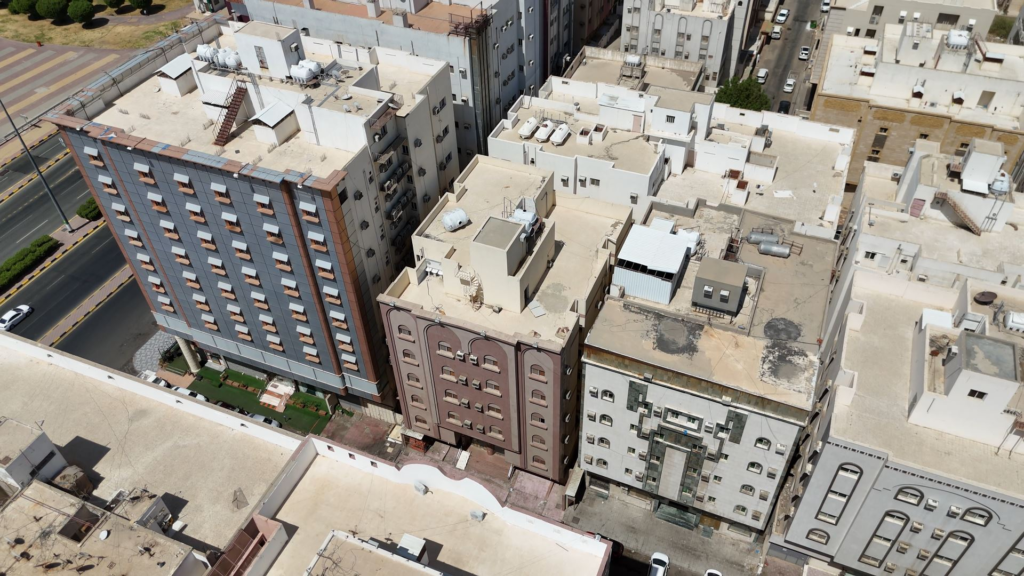 2- عمارة سكنية بحي العزيزية / مكه المكرمه – بمساحة 487.7 م²