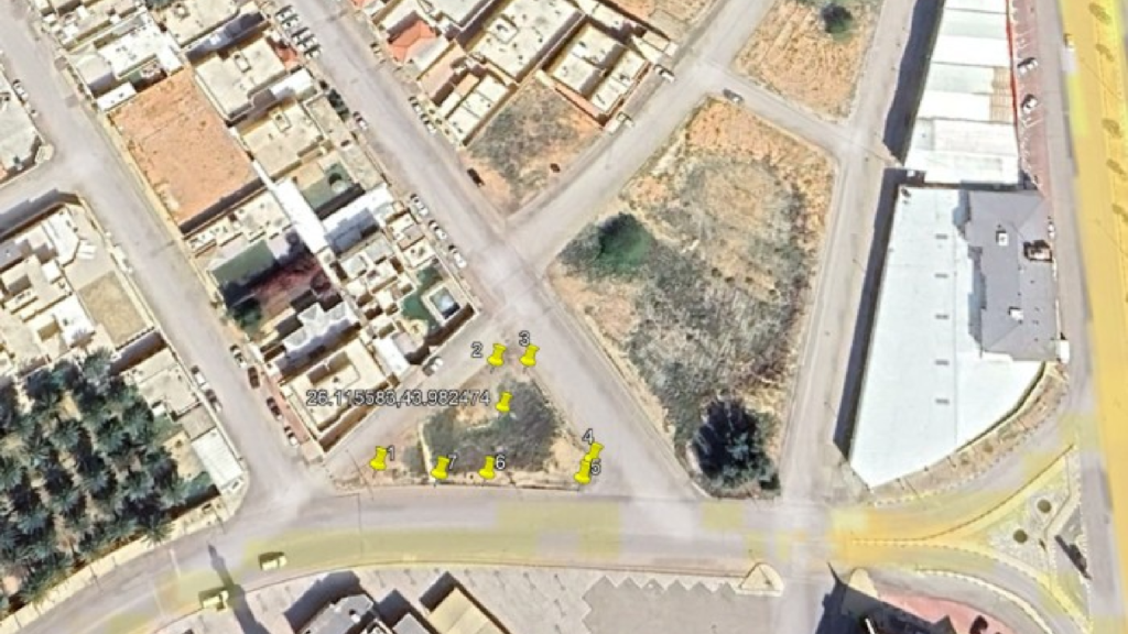 13- أرض سكنية حي الجطيلى بمدينة عنيزه – بمساحة 701.27 م²