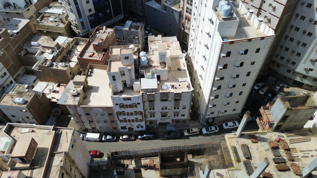 9- عمارة سكنية بحي جرول بمساحة 91.77 م² في مدينة مكة المكرمة – العاصمة المقدسة
