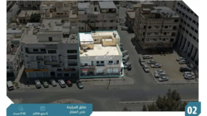 2- عمارة سكنية 495م2 بحي العزيزية