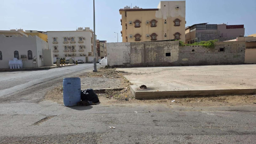 5- أرض سكنية على شارعين بمساحة 400 ( جيزان – الروضة ) بصك 672003009234