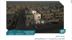 1- شقه سكنيه بحي النخيل بمساحة 253.75 م² في مدينة بريدة