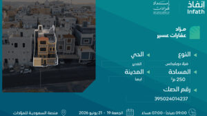 9- فيلا دوبليكس بمساحة 250 م² في مدينة أبها