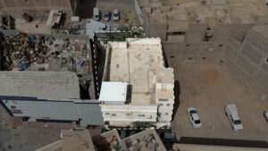 2-عمارة سكنية في حي السليمانية بمساحة اجمالية 282.58م للقطعتين