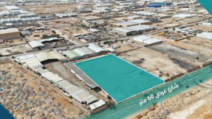 2-أرض صناعية على شارع عرض 60 م بحي ( المنصورية – الرياض ) بمساحة 9.600 م