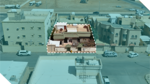 2-دور أرضي بحي ( المساعدية – طريف ) بمساحة 467.98 م² في مدينة طريف