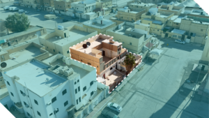 5-عمارة سكنية دورين بحي ( المحمدية – عرعر ) بمساحة 460 م² في مدينة عرعر