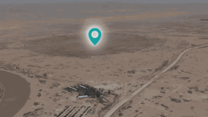 1- أرض زراعية بمساحة 1870000 م² في مدينة عيون الجواء