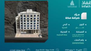2-سكة نافذة بعرض 13.81م شمالا و 16.29م جنوبا