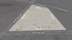 2- ارض زراعية بحي ام طى بمساحة 22743.86 م² في مدينة ضرماء