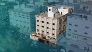 10-عمارة سكنية بحي مخطط الخالدية الواقع بالرصيفة خلف شارع المنصور