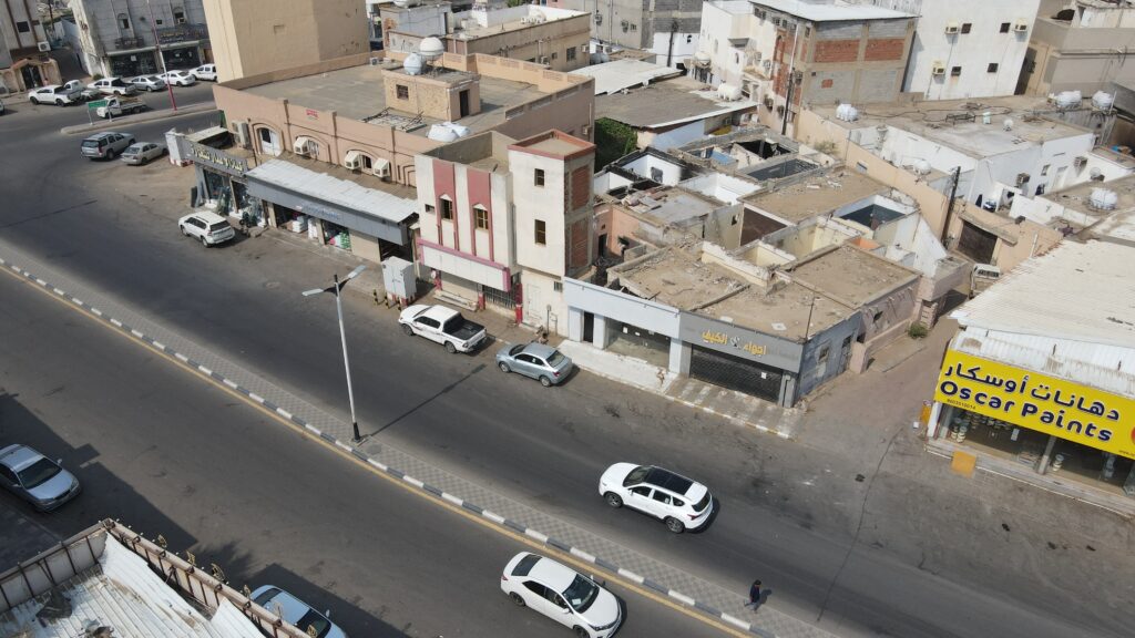 1- بيت شعبي بحي الحارة الشمالية بمساحة 531.7 م² في مدينة أبو عريش