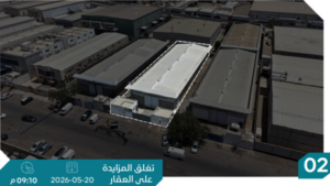 2- مستودع بواجهة شمالية بحي النخيل بمساحة 1320 م صك: 420215025260