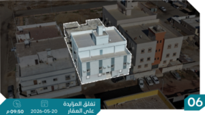 6- عمارة سكنية بواجهة غربية بمساحة 394.50 م بحي الصليب الشرقي بمدينة رابغ صك : 260001438452
