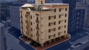 3- عمارة سكنية بحي البوادي بمساحة 620.5 م² في مدينة جدة