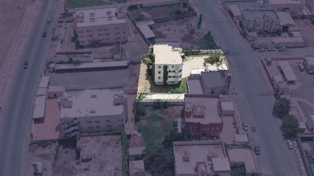 10-عمارة سكنية – تجارية بمساحة 1627.7 م² في مدينة ضمد