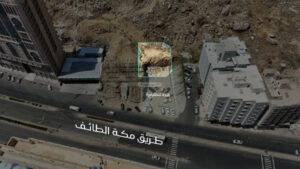 7- أرض سكنية ﺗﺠﺎرﻳﺔ بحي الجامعة / مكه المكرمه – بمساحة 768 م²