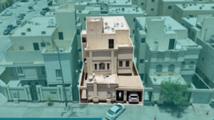 3-عمارة سكنية مؤجرة بالكامل بعمر 7 سنوات ( الرمال – الرياض ) بمساحة 277.43 م