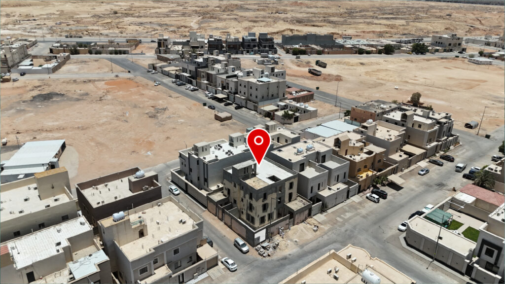 4-عمارة سكنية بحي ( الجنادرية – الرياض ) بمساحة 400م