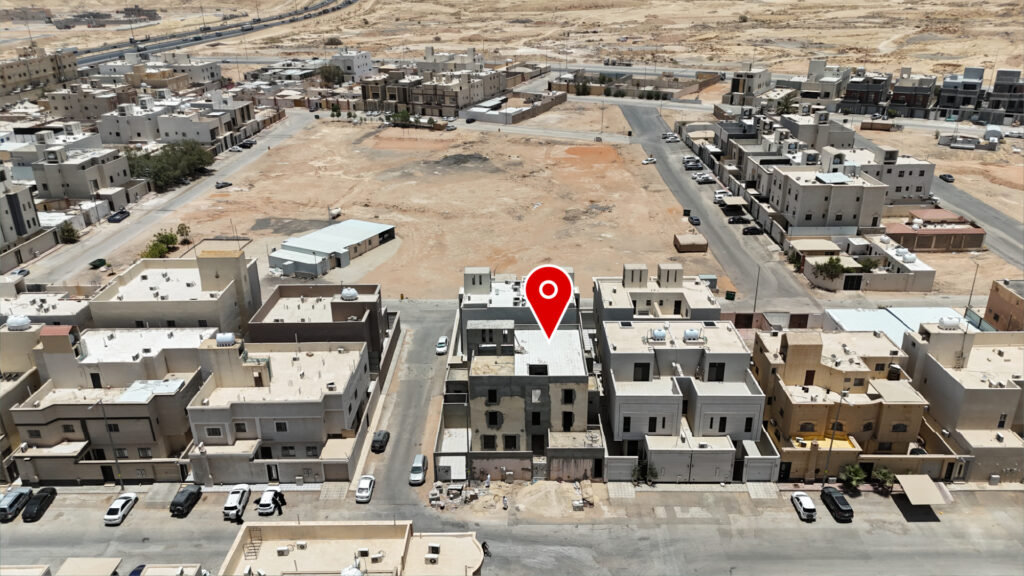4-عمارة سكنية بحي ( الجنادرية – الرياض ) بمساحة 400م