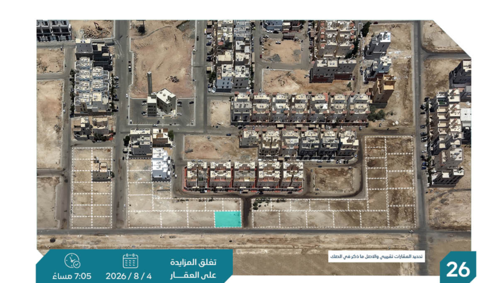 26- ارض رقم 23 بمخطط الصواري بلك رقم 2 بمساحة 865.5 م² في مدينة جدة