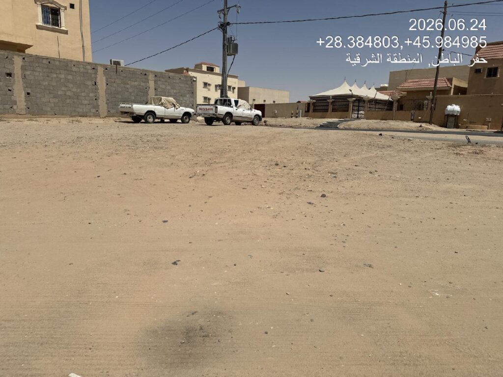01 – آرض ﺳﻜﻨﻴﺔ ﺗﺠﺎرﻳﺔ بحي المحمدية / حفر الباطن – بمساحة 500 م²