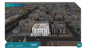 3- عمارة سكنية – حي الفيصلية الشمالية بمساحة 775 م² في مدينة تبوك