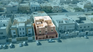 17 – عمارة بحي القادسية الثانى / تبوك – بمساحة 640 م²