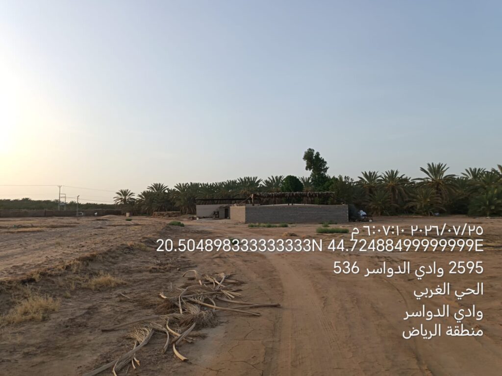 10-أرض زراعية – بها نخيل مثمرة