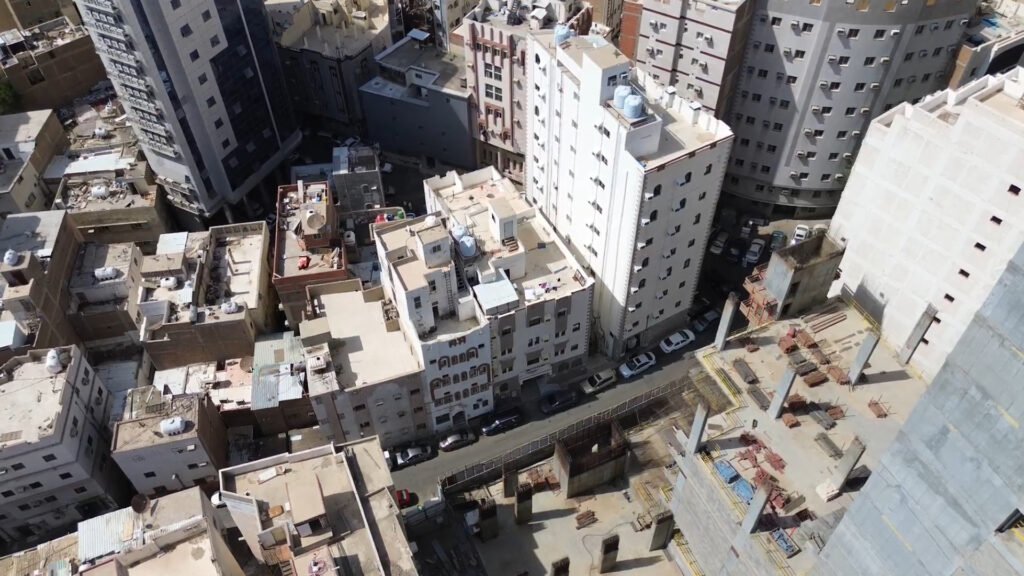 14- عمارة سكنية بحي جرول بمساحة 91.77 م² في مدينة مكة المكرمة