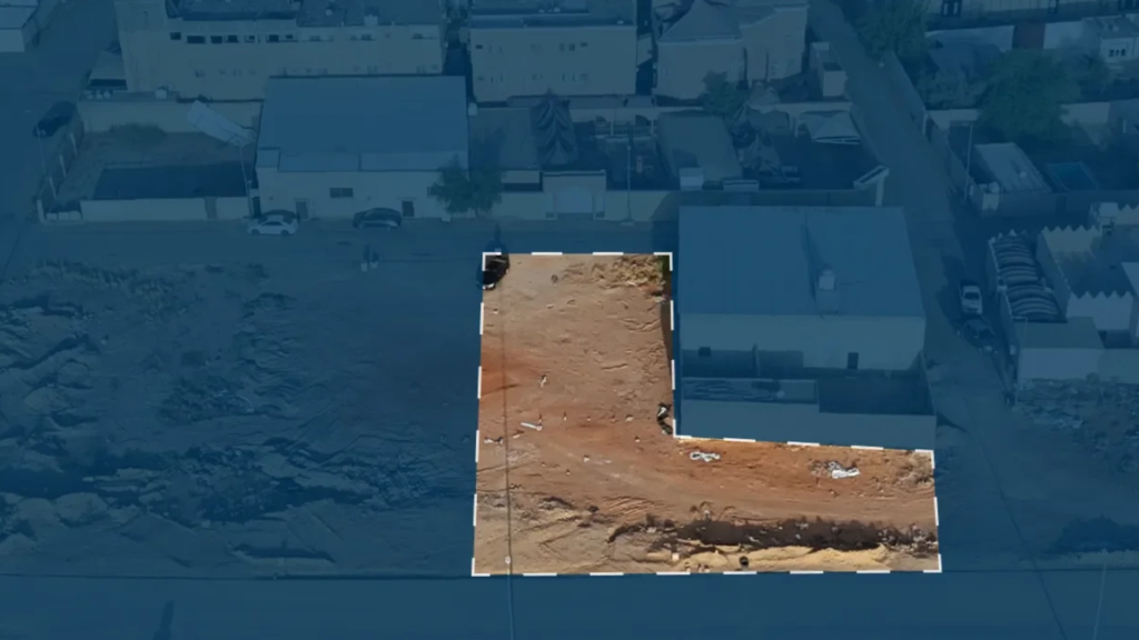 03 – أرض سكنية بحي نوارة / المزاحميه – بمساحة 1064.88 م²