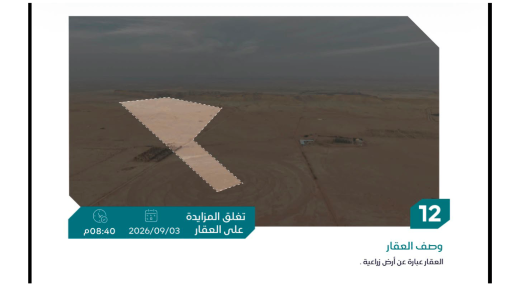 12- ارض زراعية بمساحة 4000000 م² في مدينة ضرما