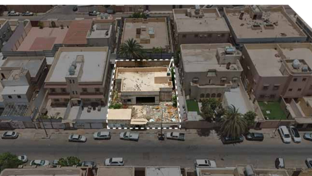 3- بيت شعبي – حي الرغامة بمساحة 465.5 م² في مدينة جدة