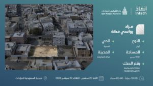14-أرض سكني بحي العمرة بمساحة 900 م² في مدينة مكة المكرمة – العاصمة المقدسة