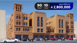 2-مجمع تجاري استثماري بحي الحمراء يتكون من 4 عمائر بدخل سنوي 2,800,000 بمساحة 5000 م² في مدينة الدمام