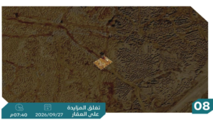 8- ارض سكنية بحي شمال الجامعة بمساحة 630 م² في مدينة تبوك