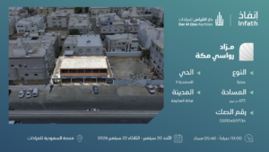 9-عمارة سكني تجاري بحي المحمدية 11 بمساحة 675 م² في مدينة مكة المكرمة – العاصمة المقدسة