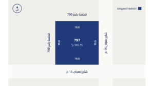7- أرض سكنية في حي الشقة السفلى بمساحة 365.75 م² في مدينة بريدة