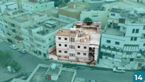 14- عمارة سكنية بمساحة 444 م² في مدينة أبها