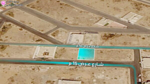 11-أرض سكنية بواجهتين شمالية وجنوبية بحي العرضية الجنوبية – مخطط زهرة نخال بمساحة 625 م –