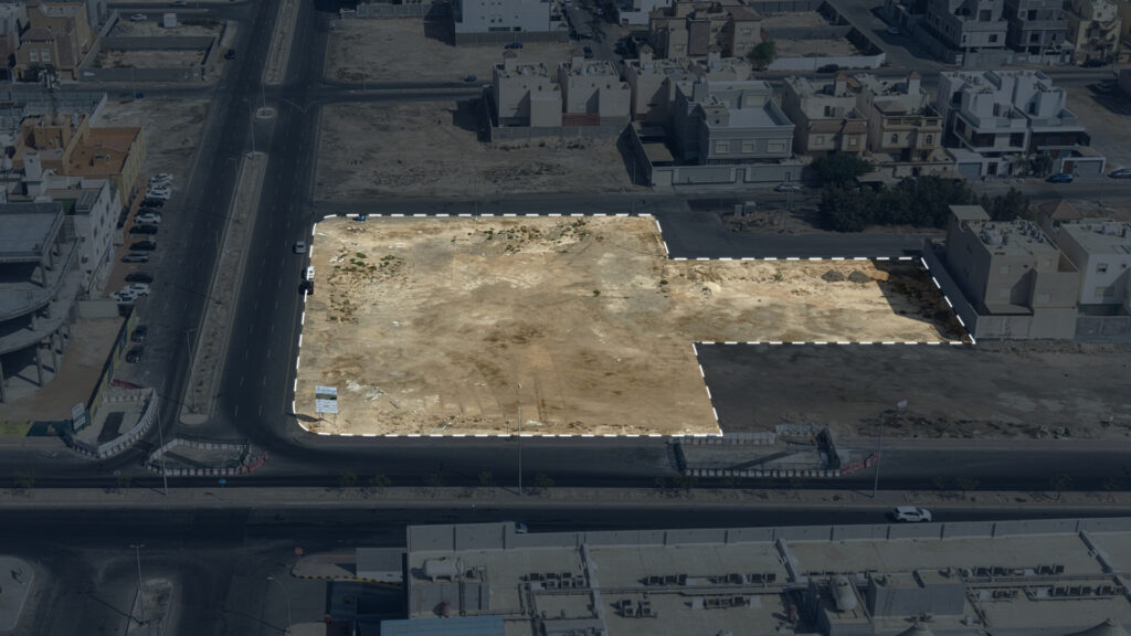 1- أرض سكنية في الشراع بمساحة 6099.6 م² في مدينة جدة