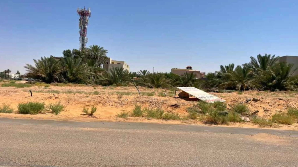 16-أرض بحي الوسيطى