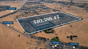 1- أرض خام جنوب جدة حي النزلة اليمانية بمساحة 540,388.43 م2